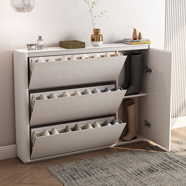 RARLON Shoe Ultrathin Flip Bucket Simple Entry 55 Pair Shoe